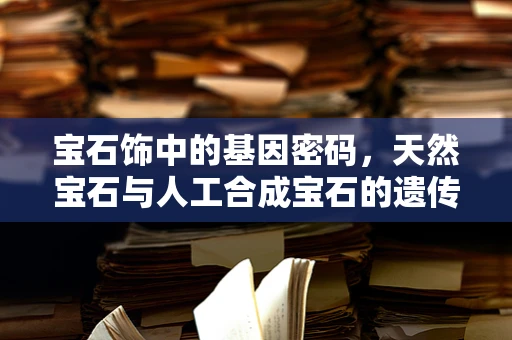 宝石饰中的基因密码，天然宝石与人工合成宝石的遗传学差异