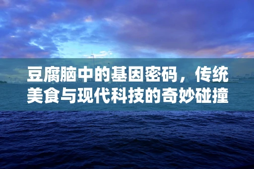 豆腐脑中的基因密码，传统美食与现代科技的奇妙碰撞