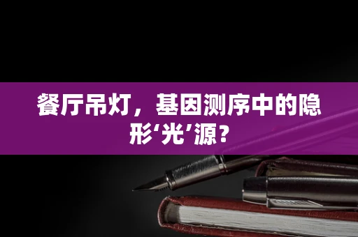 餐厅吊灯，基因测序中的隐形‘光’源？