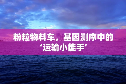 粉粒物料车，基因测序中的‘运输小能手’