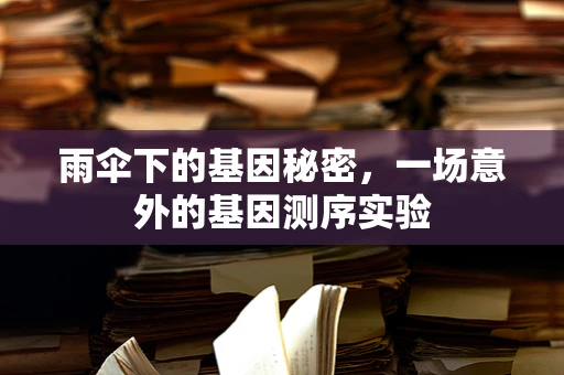 雨伞下的基因秘密，一场意外的基因测序实验