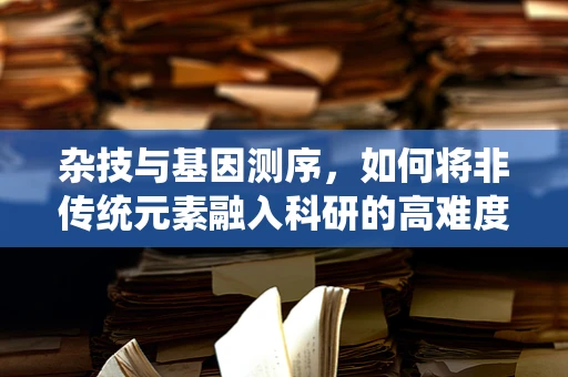 杂技与基因测序，如何将非传统元素融入科研的高难度动作？