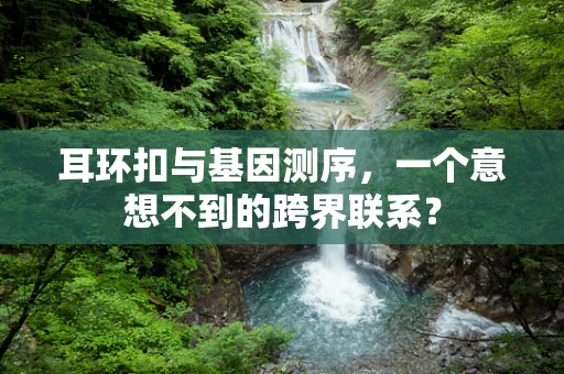 耳环扣与基因测序，一个意想不到的跨界联系？