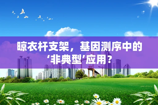 晾衣杆支架，基因测序中的‘非典型’应用？