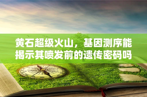 黄石超级火山，基因测序能揭示其喷发前的遗传密码吗？