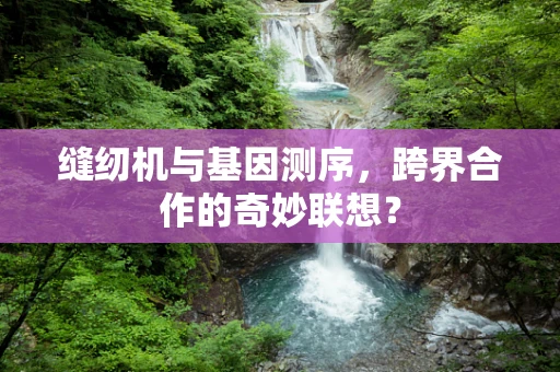 缝纫机与基因测序，跨界合作的奇妙联想？