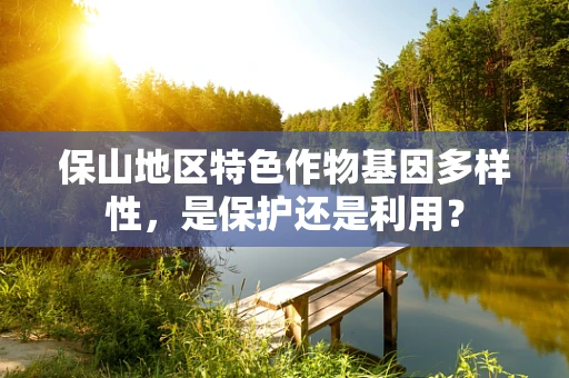 保山地区特色作物基因多样性，是保护还是利用？