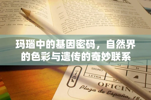 玛瑙中的基因密码，自然界的色彩与遗传的奇妙联系