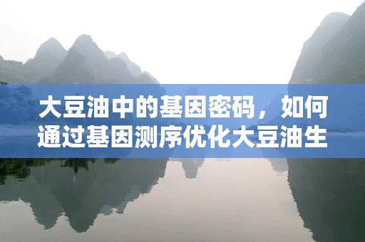 大豆油中的基因密码，如何通过基因测序优化大豆油生产与健康效益？